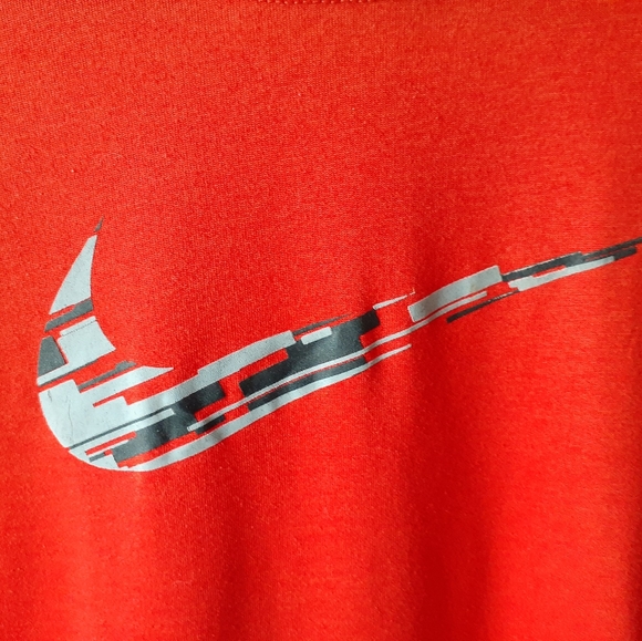 Nike men's orange short sleeve graphic t-shirt size XL - Picture 6 of 8